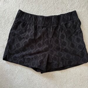 Habitual Black Eyelet Short